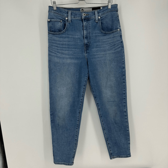 Levis Silver Tab Womens Mom Jeans Size 31 Blue High Rise Relaxed Minimalist - Picture 14 of 14